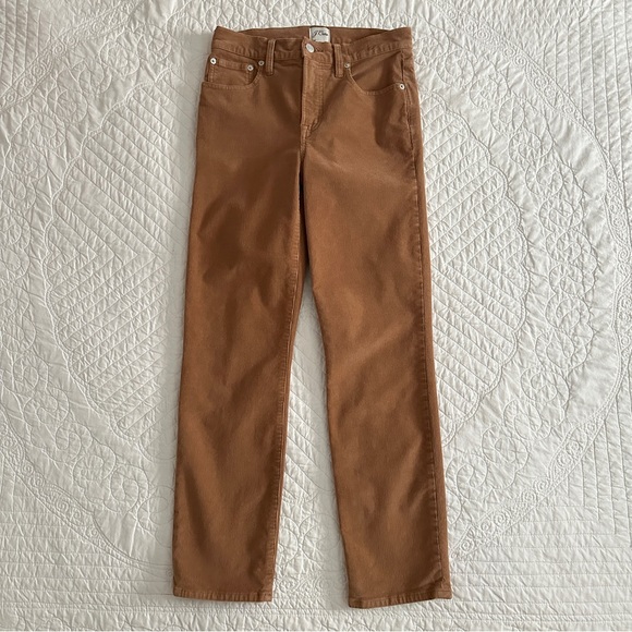 J. Crew Women's Vintage Slim Straight Leg Corduroy Pants Size 26 - Picture 2 of 15